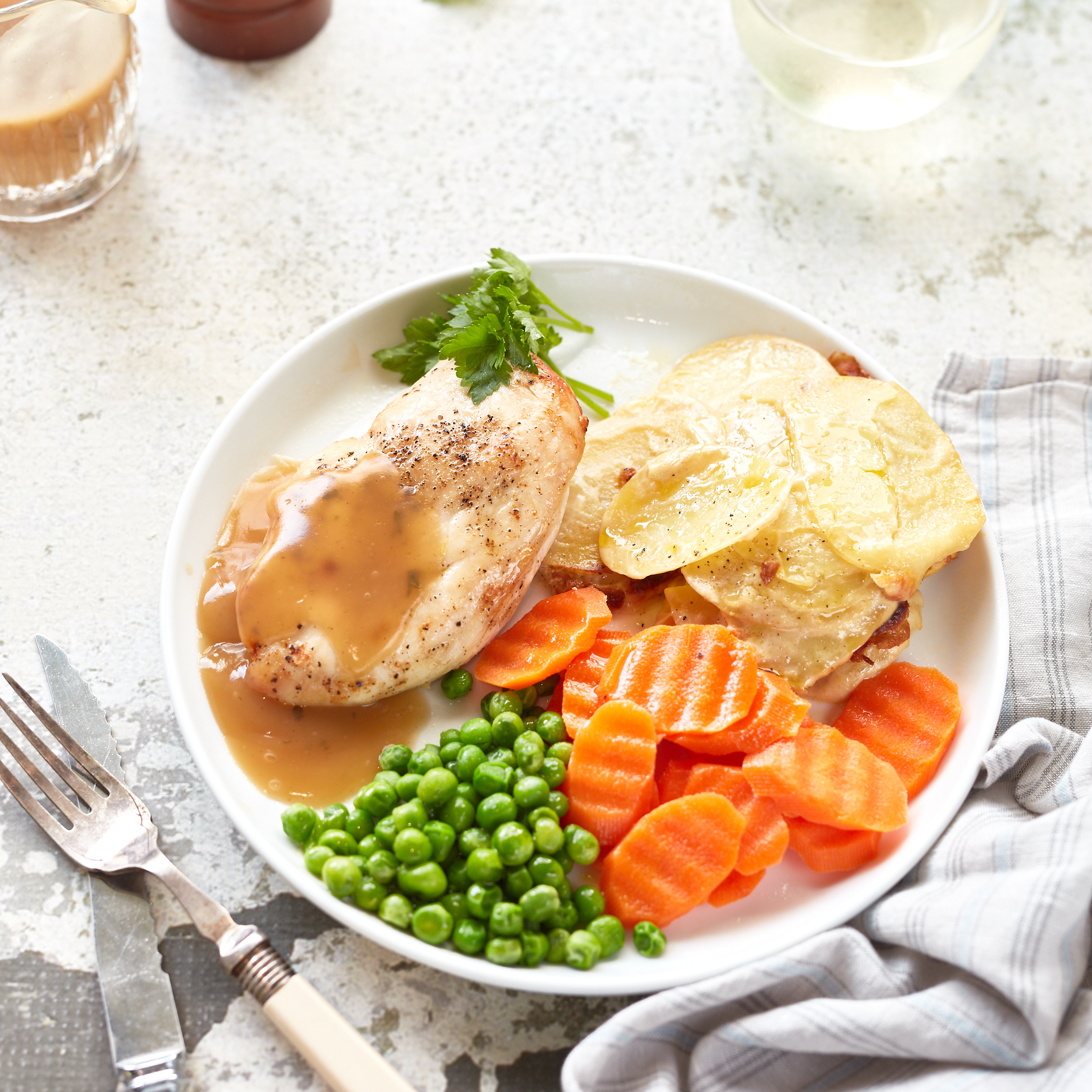 Succulent Roast Chicken Breast Gourmet Meals